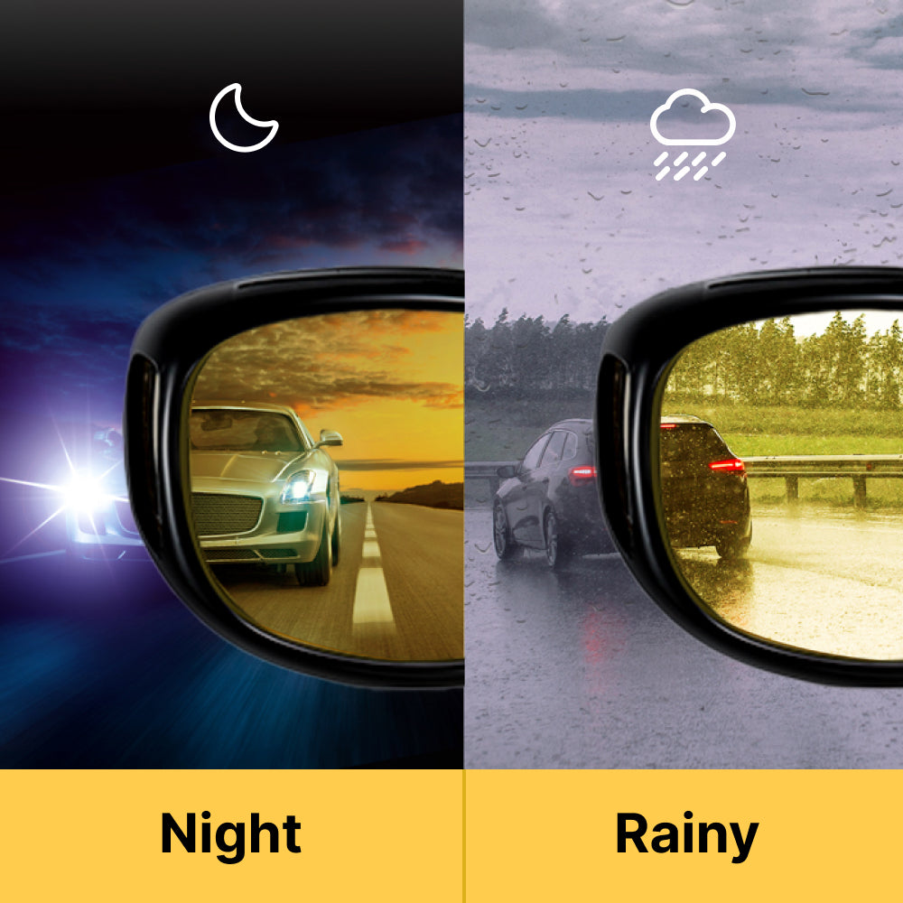 Night Driving Glasses | Yellow Lenses to Reduce Glare & Eye Strain for Safer Night Rides