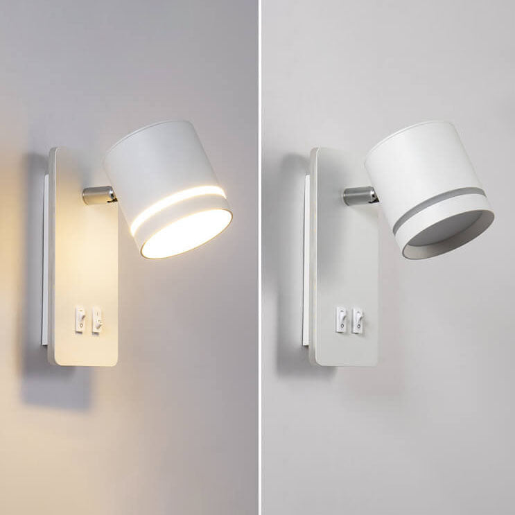 Rotatable LED Square Wall Sconce - Nordic Minimalist Spotlight for Reading & Accent Lighting