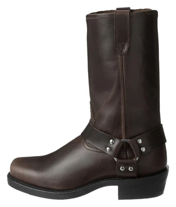 Men's Black Harness Boot - Non-Slip, Oil-Resistant & Ideal for Rugged Outdoor Wear