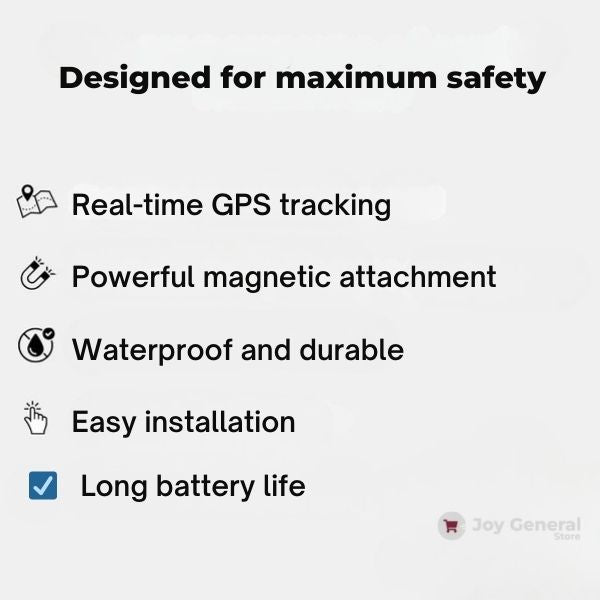 GPS Tracker for Motorcycles | Waterproof, Magnetic & No Subscription Required for Global Tracking