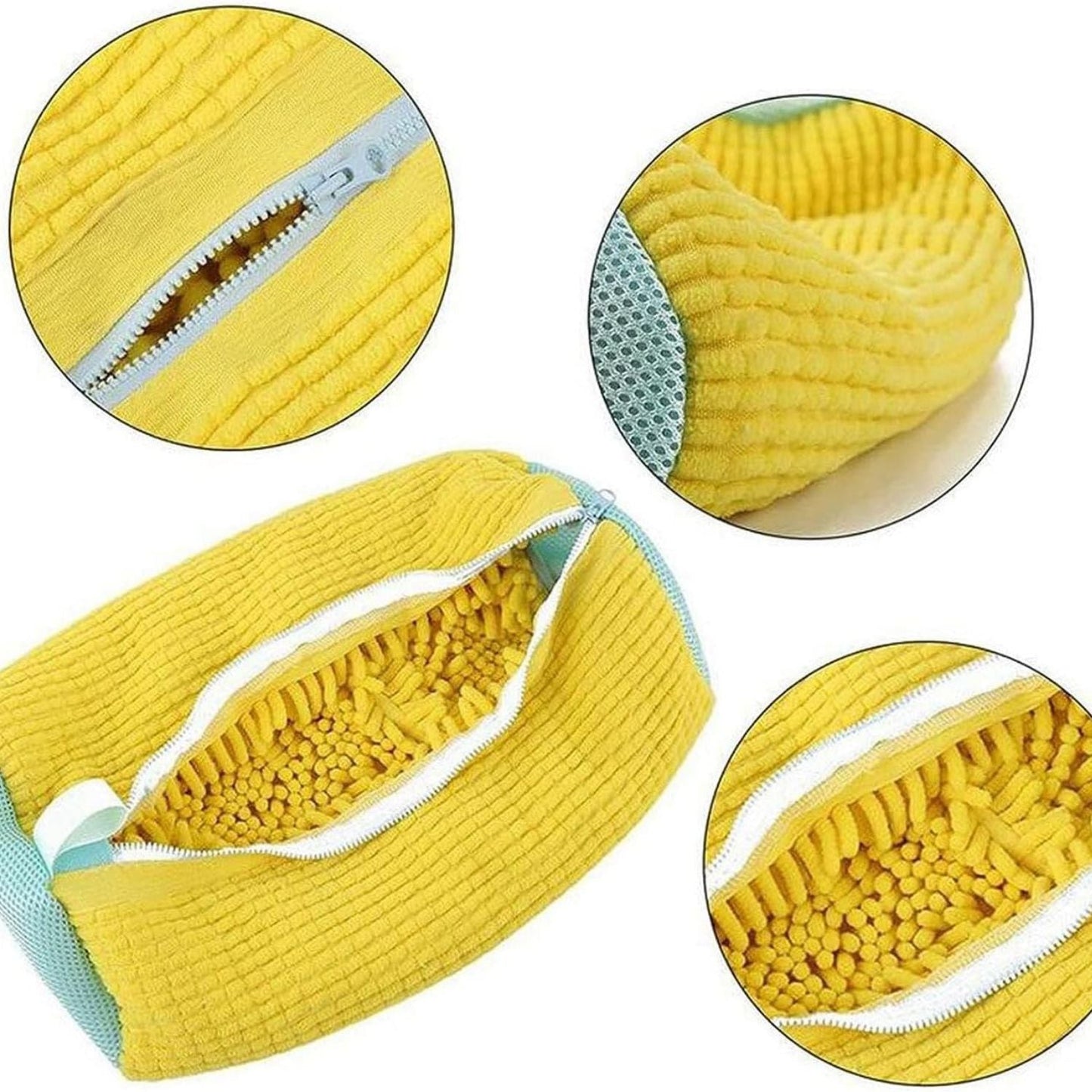 Laundry Shoe Bag | Soft Bristle Design for Gentle Cleaning & Protection Against Damage for All Shoe Types
