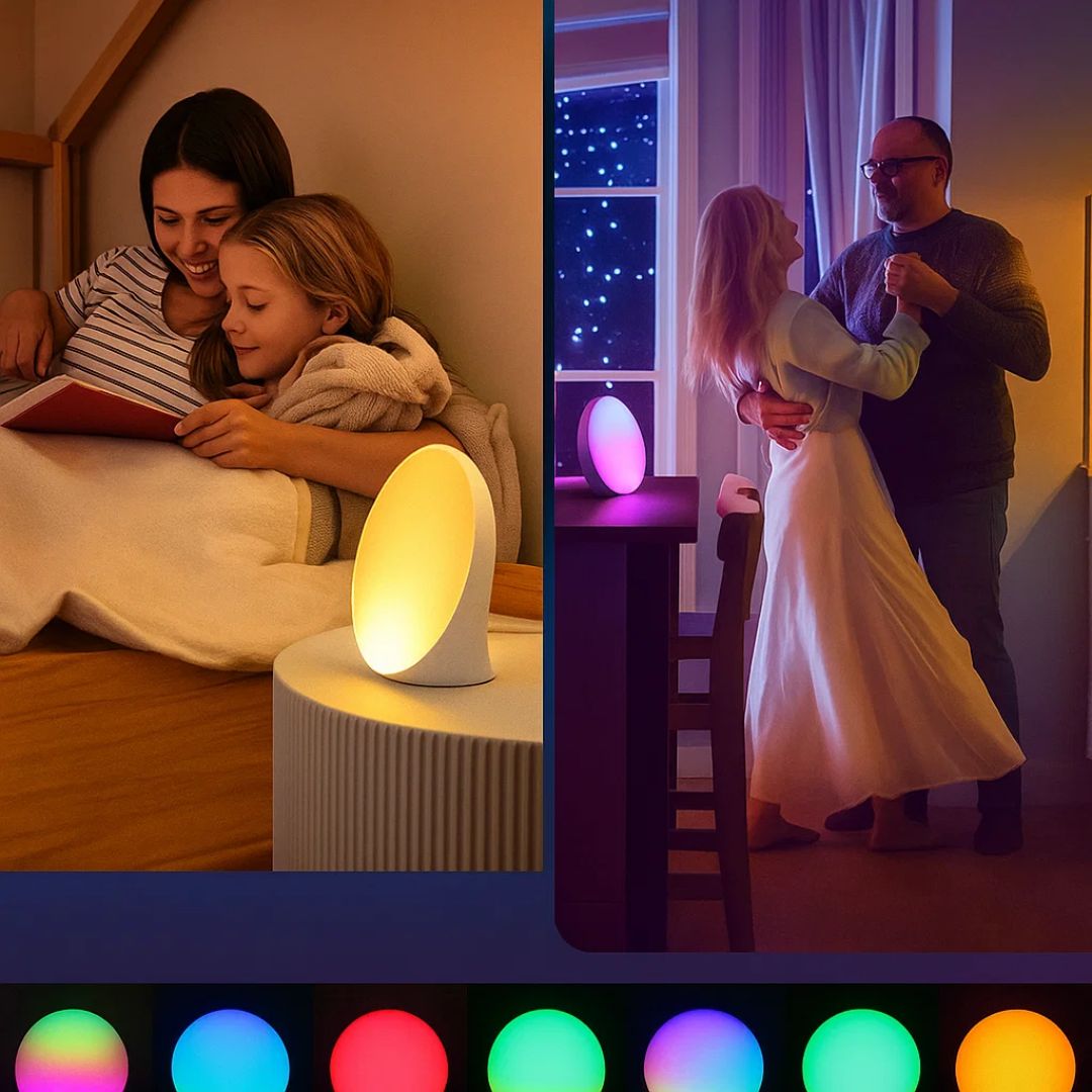 Sunrise Alarm Clock | Best Natural Wake-Up Sunrise Light with Ambient Lighting for Heavy Sleepers & Dark Mornings