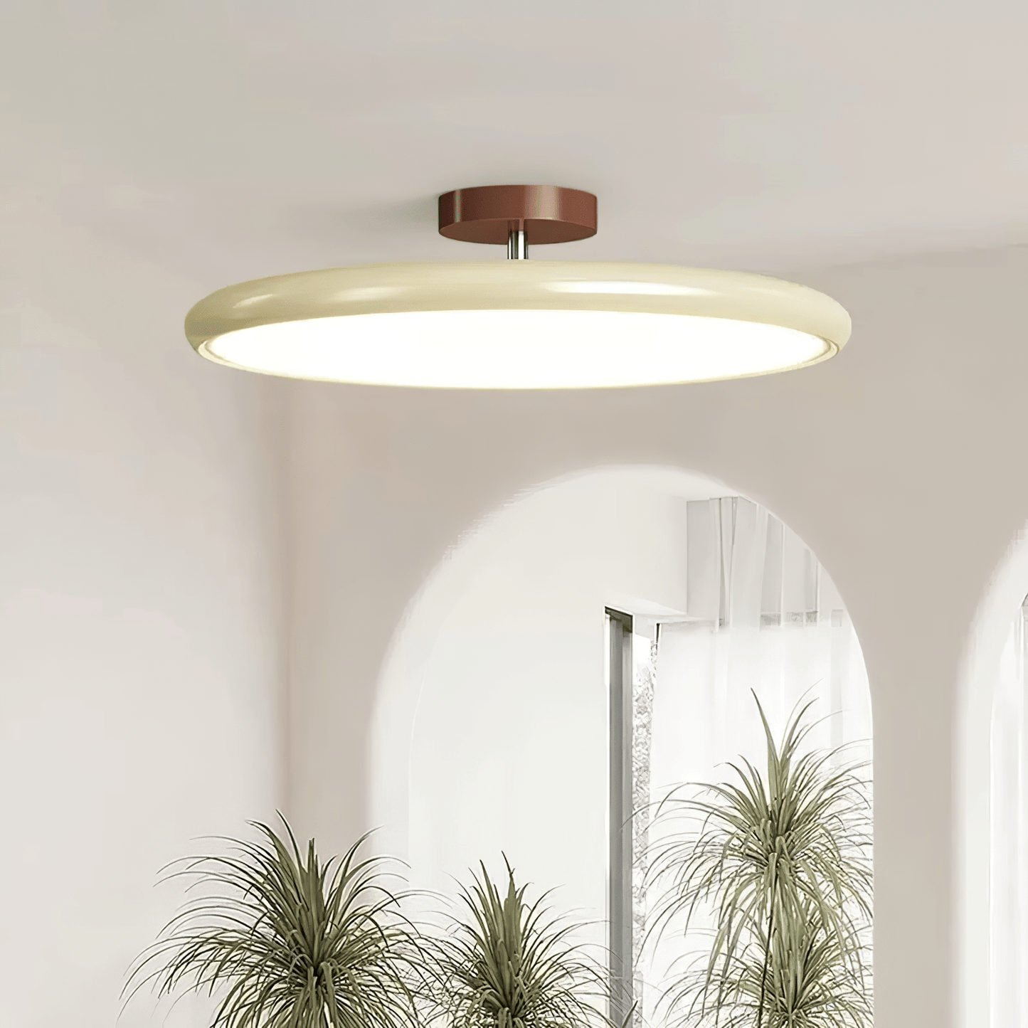 Adjustable Ceiling Lamp | Sleek Circular Design with Customizable Lighting for Indoor Spaces