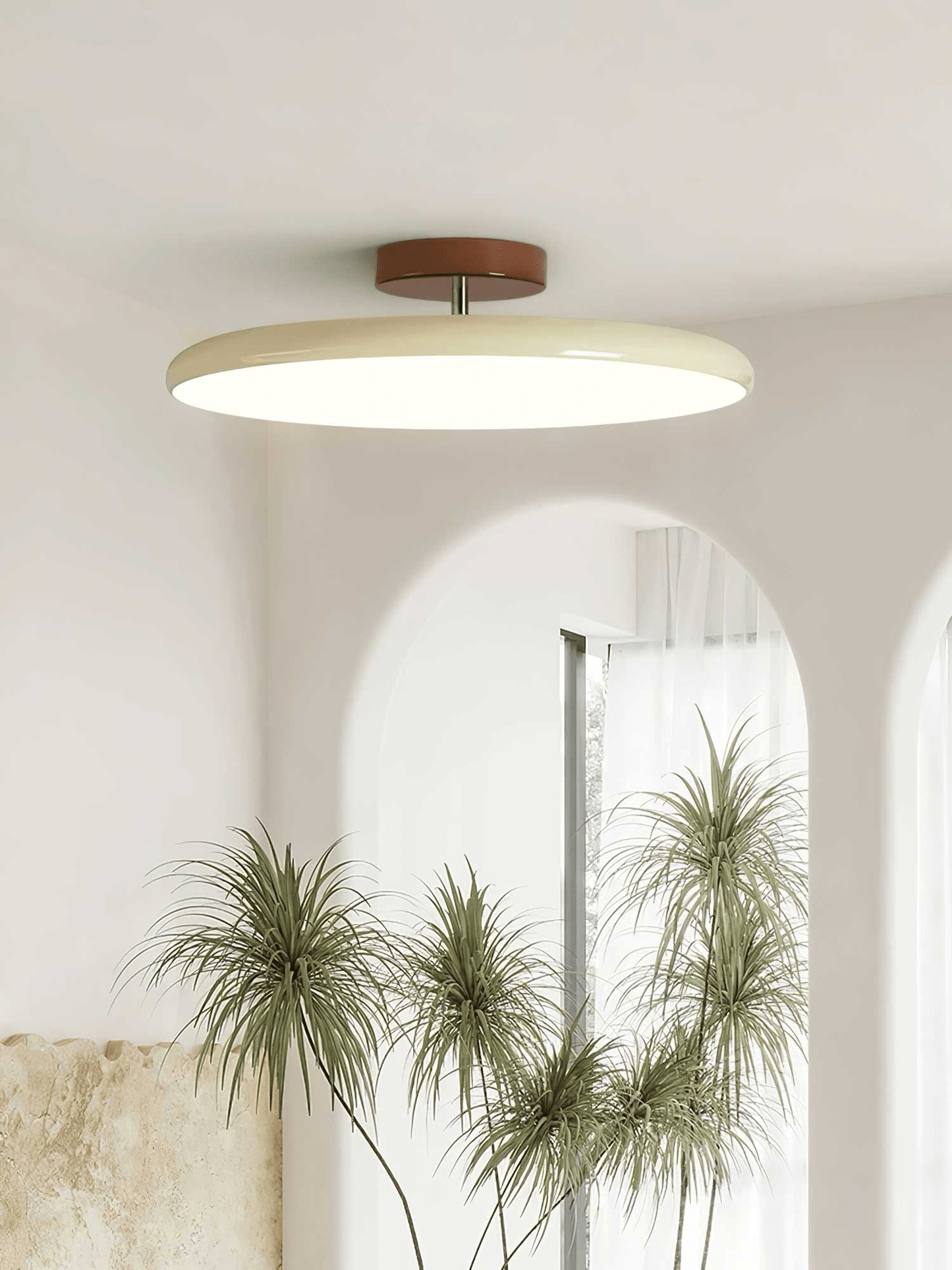 Adjustable Ceiling Lamp | Sleek Circular Design with Customizable Lighting for Indoor Spaces