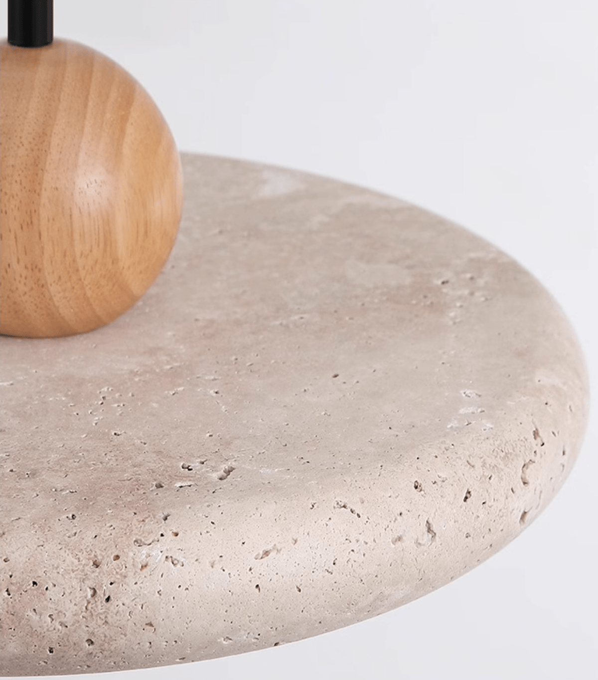 Yellow Travertine Pendant Light | Dimmable, Integrated LED & Ideal for Indoor Spaces