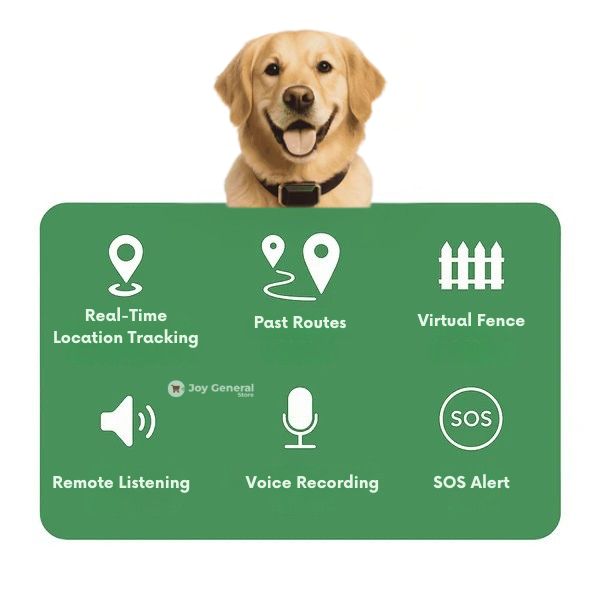 GPS Dog Collar | Waterproof, Adjustable & Unlimited Range for Real-Time Tracking