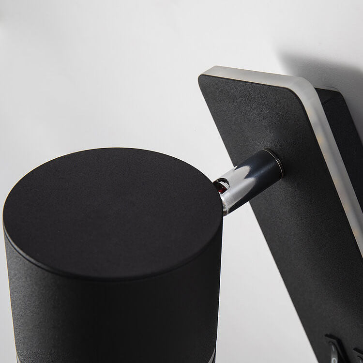 Rotatable LED Square Wall Sconce - Nordic Minimalist Spotlight for Reading & Accent Lighting