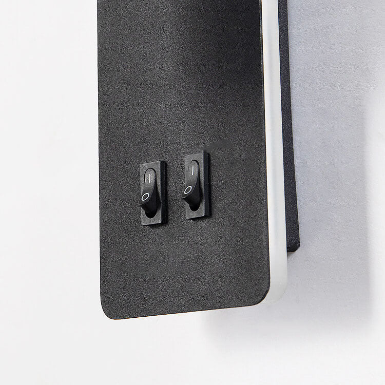 Rotatable LED Square Wall Sconce - Nordic Minimalist Spotlight for Reading & Accent Lighting