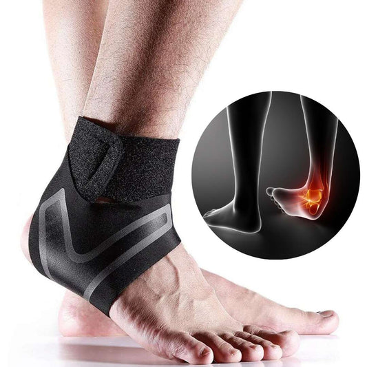 Adjustable Elastic Ankle Brace | Optimal Compression & Stability for Injury Recovery and Daily Support