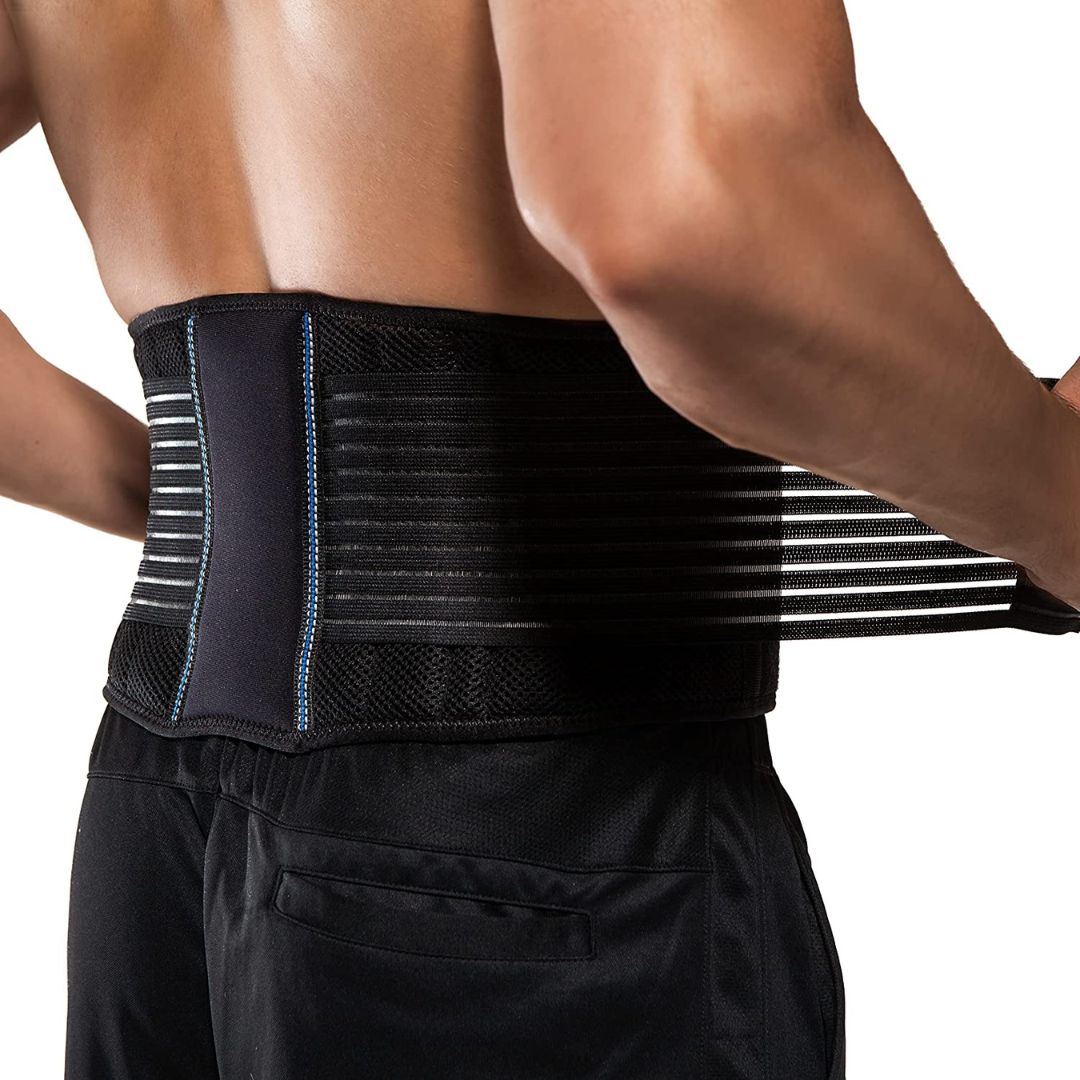 Back Pain Support Belt | Targeted Compression for Lower Back Strain & Herniated Discs | Adjustable for Daily Activities