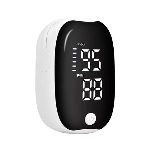Fingertip Pulse Oximeter | Accurate Blood Oxygen Monitor with LED Display for Home and Travel Use