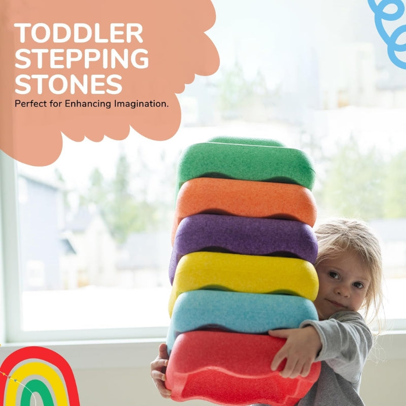 Sensory Childrens Stepping Stones - Enhance Coordination & Imagination | Sensory Toys