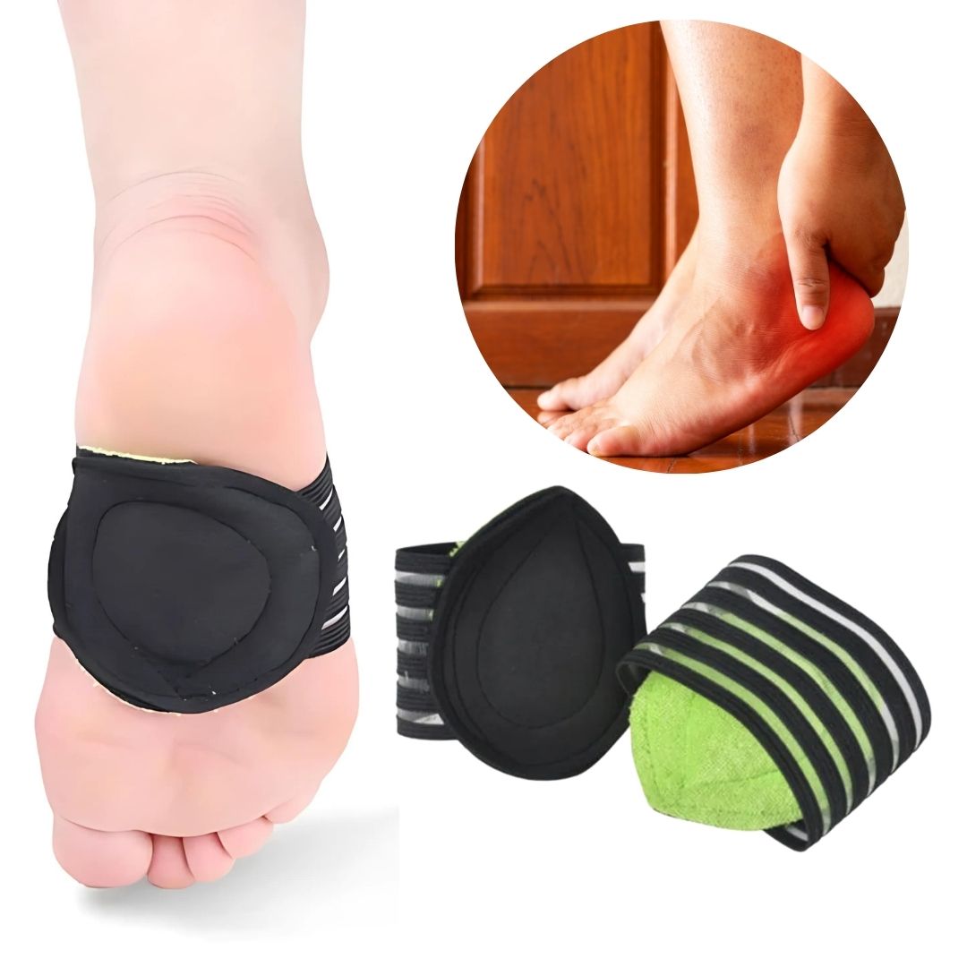 FootEase Arch Support for Plantar Relief | Maximum Comfort, Breathable Design & Ideal for Walking, Running, and Standing
