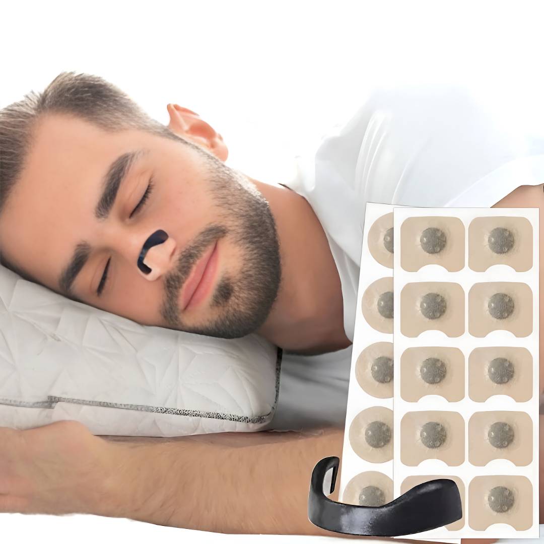 Magnetic Nasal Strip | Non-Invasive Snoring Aid for Improved Breathing & Better Sleep Quality
