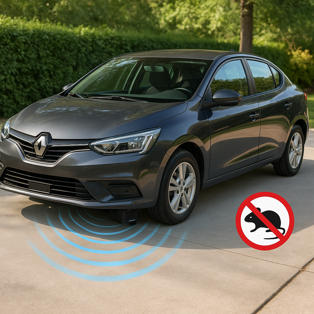Ultrasonic Car Mice Repeller | Portable. Self-Powered & Effective for Vehicle Protection Against Rodents