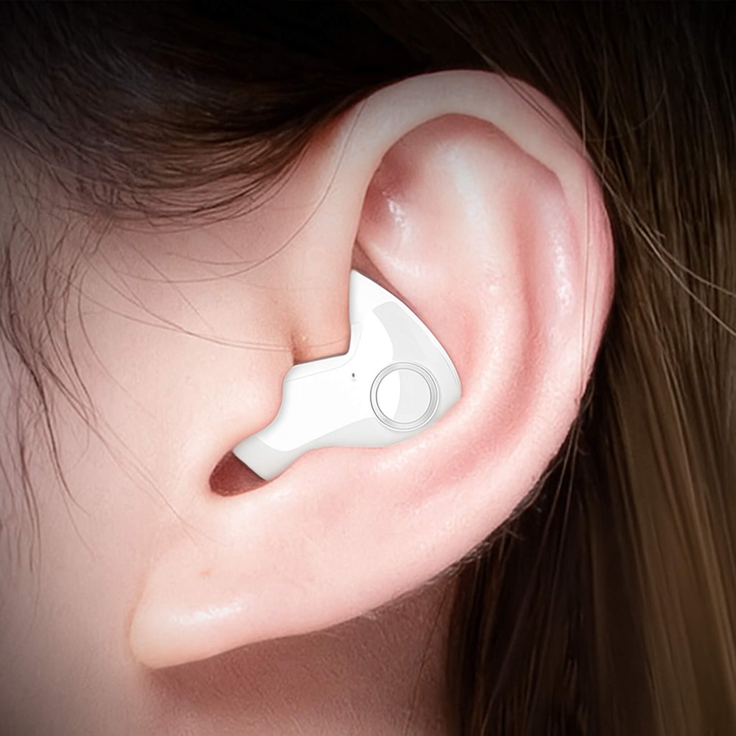 Invisible Wireless Sleep Headphones | Bluetooth 5.3, Noise Cancelling Headphones for Sleeping | Waterproof Sound Cancelling Headphones for Sleep