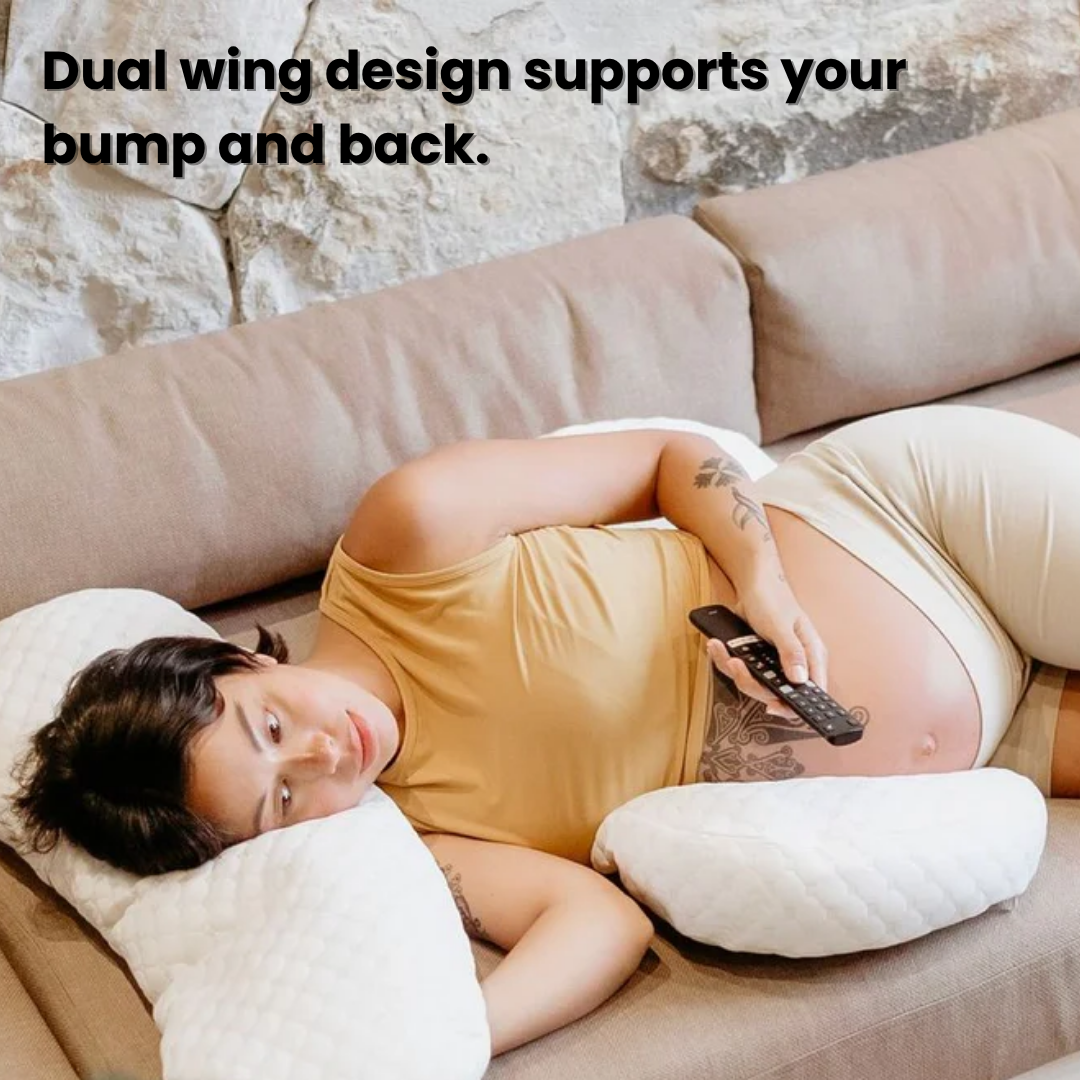 Adjustable Pregnancy Pillow with Full Body Support – Side-Sleeping Maternity Pillow for Pregnant Women | Back & Hip Pain Relief Body Pillow