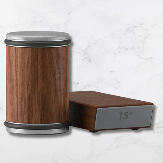 Rolling Knife Sharpener with Precision Grinding for Kitchen Knives and Blades - Easy to Use & Compact Design