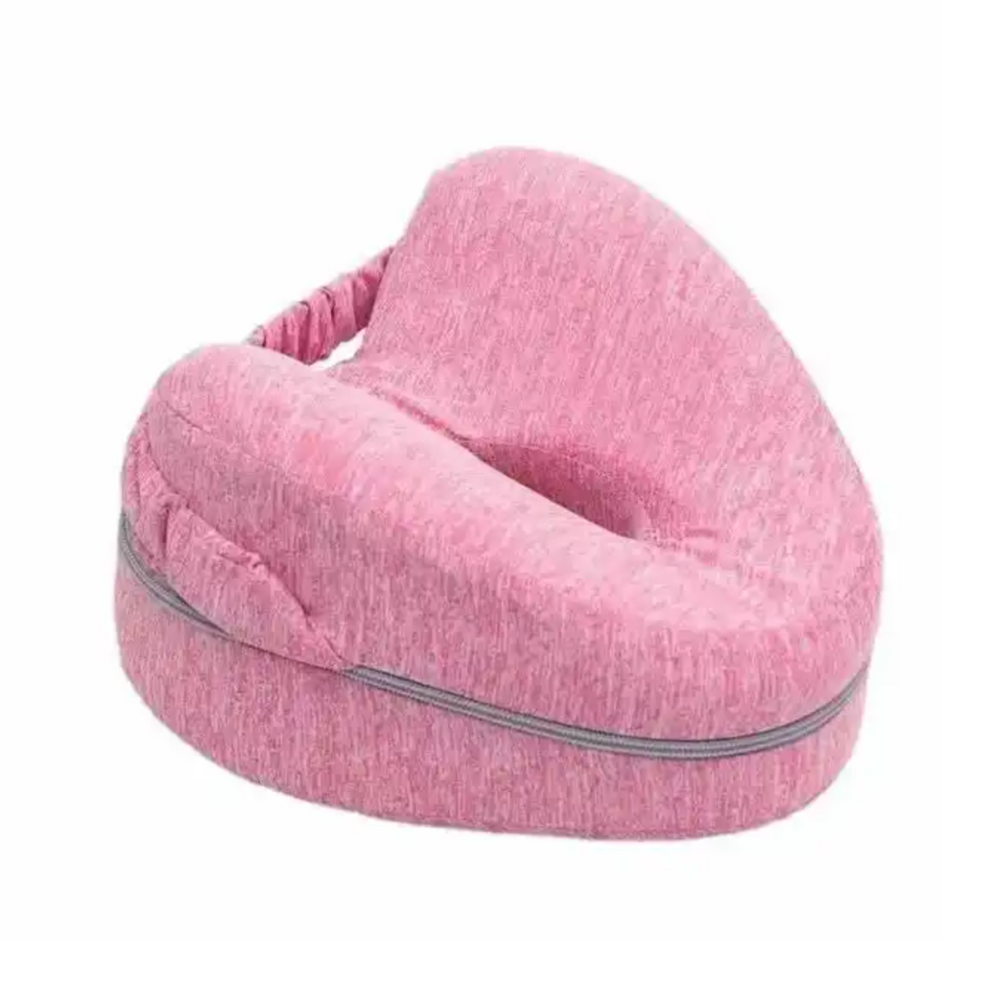 Orthopedic Knee Pillow for Side Sleepers | Triangular Shape, Memory Foam & Ideal for Back and Thigh Relief