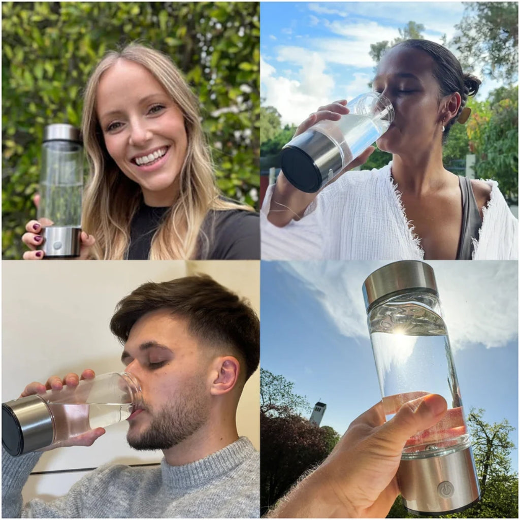 Hydrogen Water Bottle | USB Rechargeable, Anti-Inflammatory & Perfect for Daily Hydration and Wellness