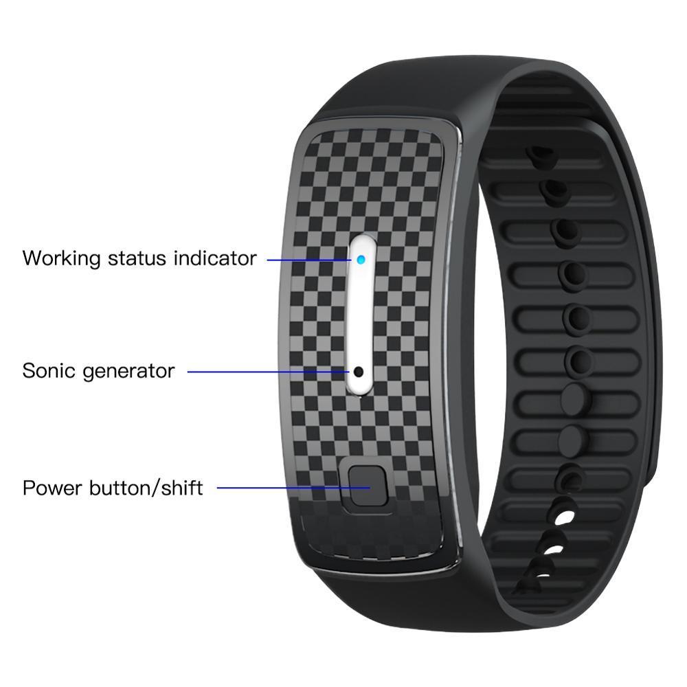 Ultrasound Anti-Mosquito Bracelet | Bug Repellent Wristband for Outdoor Activities & Travel