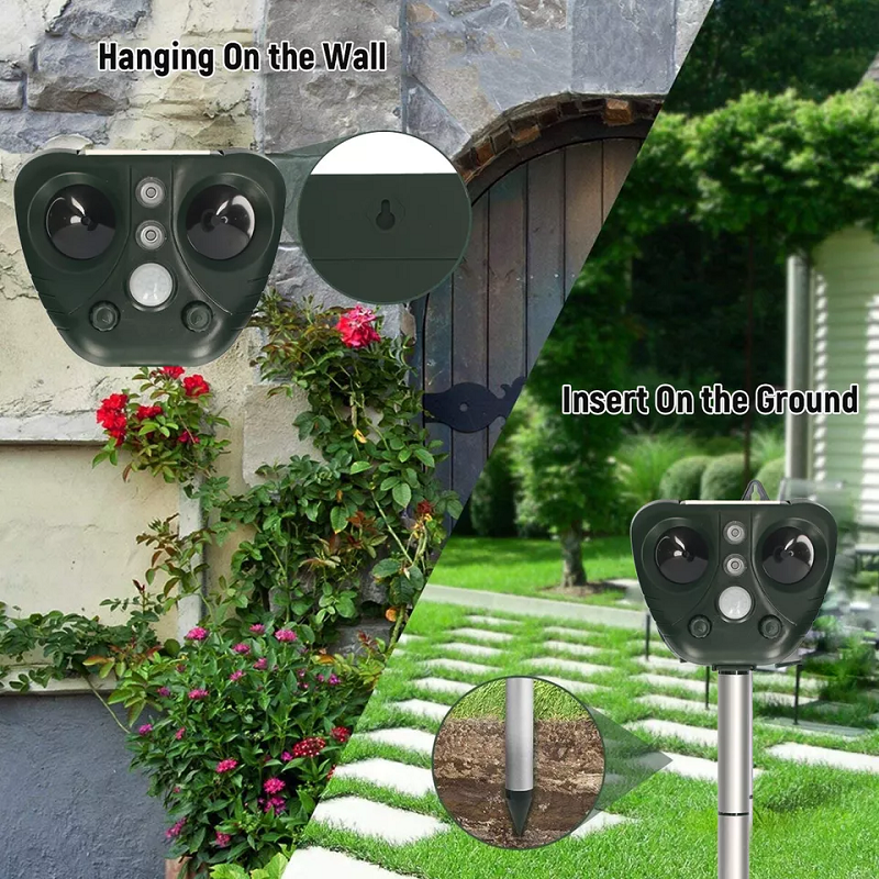 Ultrasonic Bird Repeller | Solar-Powered, Waterproof & Effective for Gardens, Yards, Farms & Outdoor Spaces