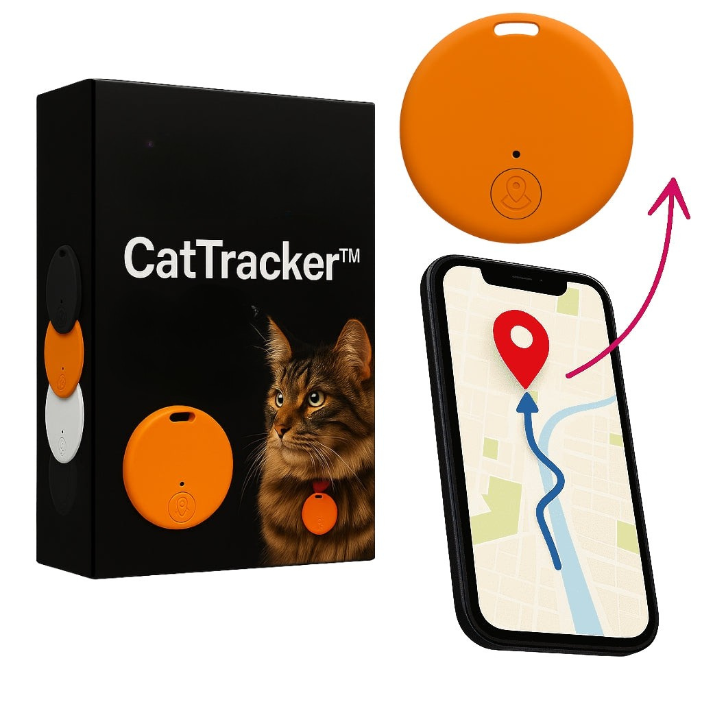 GPS Cat Tracker | Lightweight, Waterproof & Real-Time Tracking for Adventurous Cats