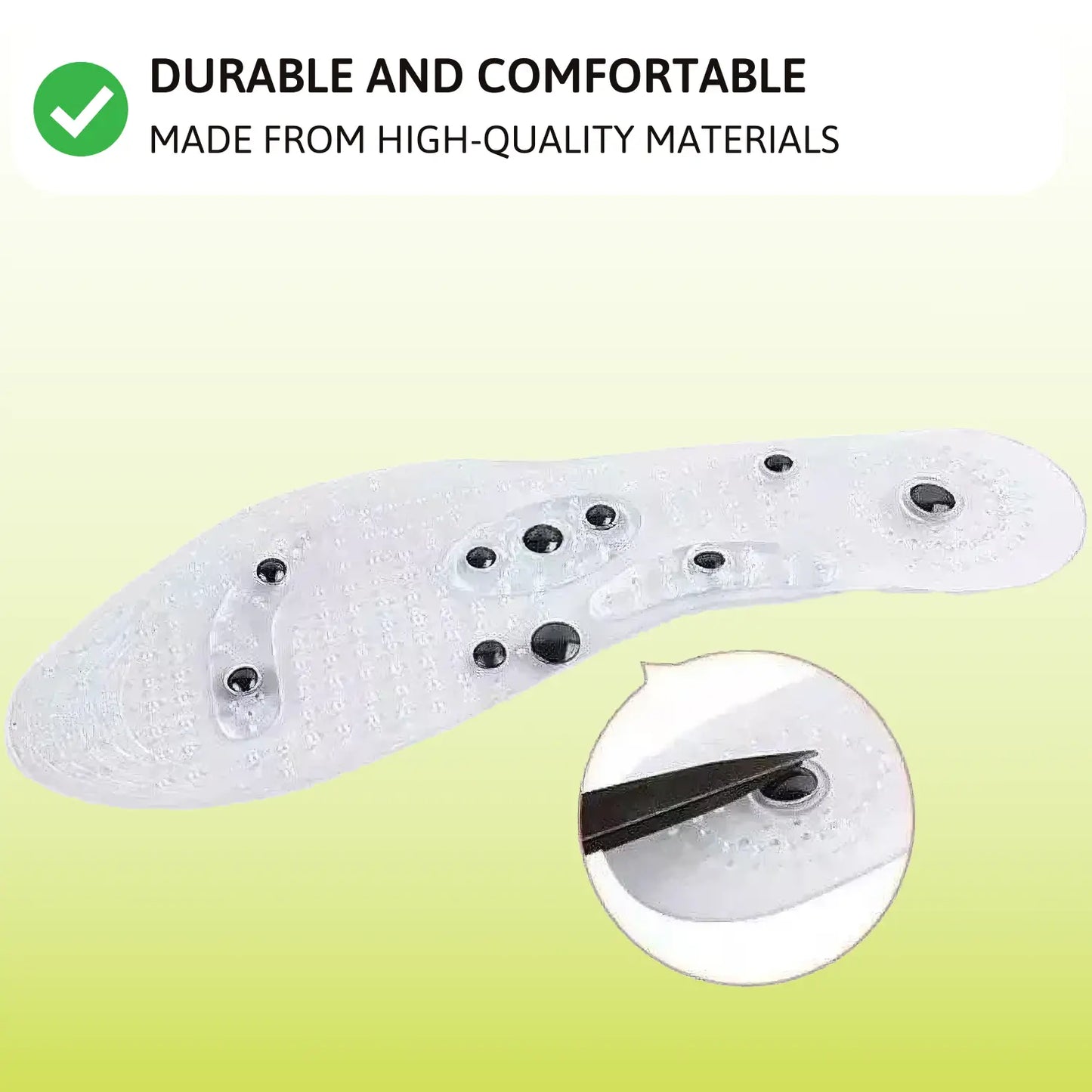 Magnetic Acupressure Insoles | Pain Relief, Arch Support & Comfort for Flat Feet and Plantar Fasciitis