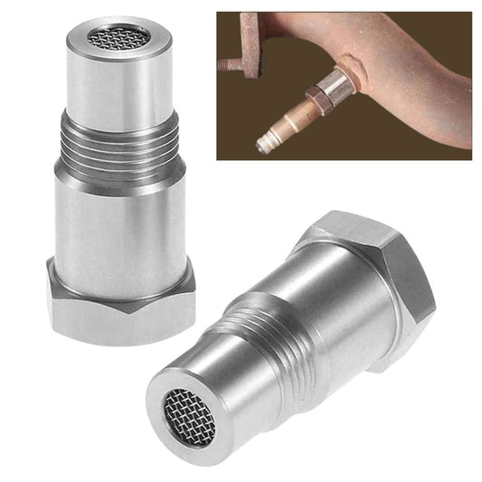 Car O2 Sensor Adapter | M18*1.5 Thread, Built-in Mini Catalytic Converter for Off-Road Use