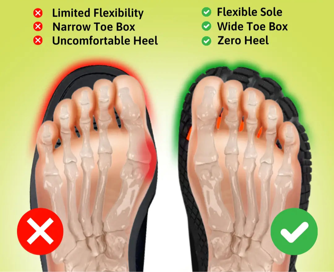 AirStride™ Unisex Barefoot Shoes | Lightweight, Non-Slip & Breathable for Everyday Comfort and Foot Health