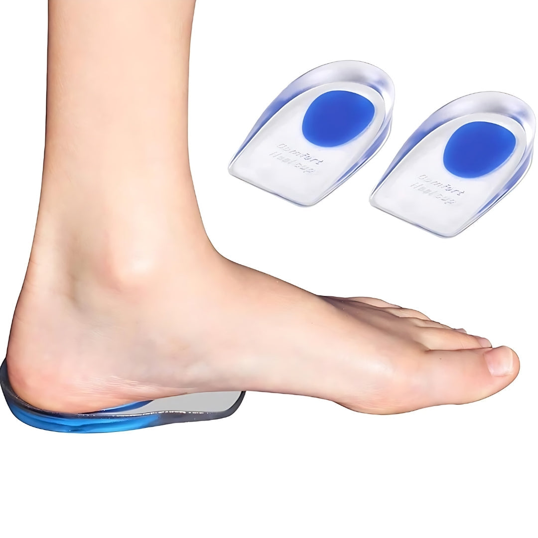 Plantar Heel Cups Gel Pads | Enhanced Cushioning for Heel Pain Relief & Foot Issues