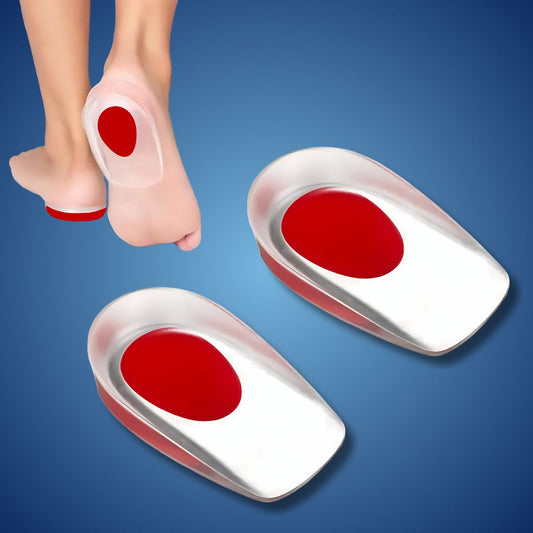 Plantar Heel Cups Gel Pads | Enhanced Cushioning for Heel Pain Relief & Foot Issues