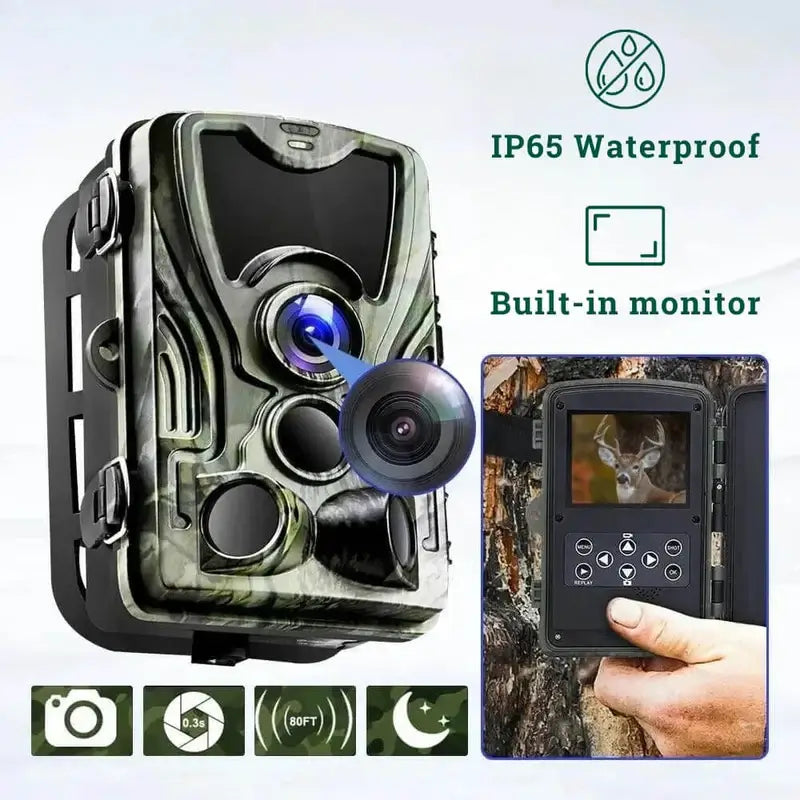 Wildlife Night Vision Binoculars with Infrared Technology for Outdoor Observation & Hunting