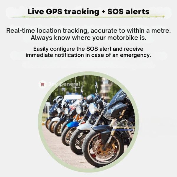 GPS Tracker for Motorcycles | Waterproof, Magnetic & No Subscription Required for Global Tracking
