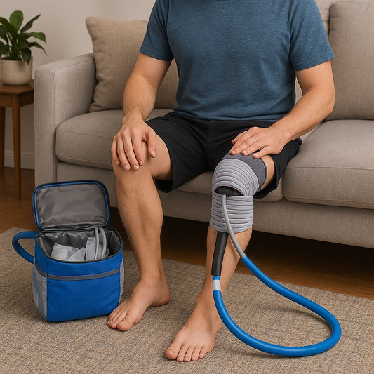 Cold Therapy Knee System | No Motorized Ice machine for knee surgery & Ideal for Post-Operative Recovery and Chronic Pain Relief