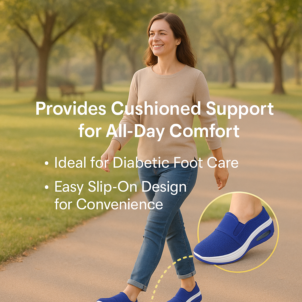 Orthopedic Slippers Shoes | Air-Cushion, Diabetic Orthopedic Support & Breathable Comfort Womens non slip clogs