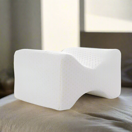 Memory Foam Knee Support Pillow for Side Sleepers - Ergonomic Leg Cushion for Pain Relief and Comfort