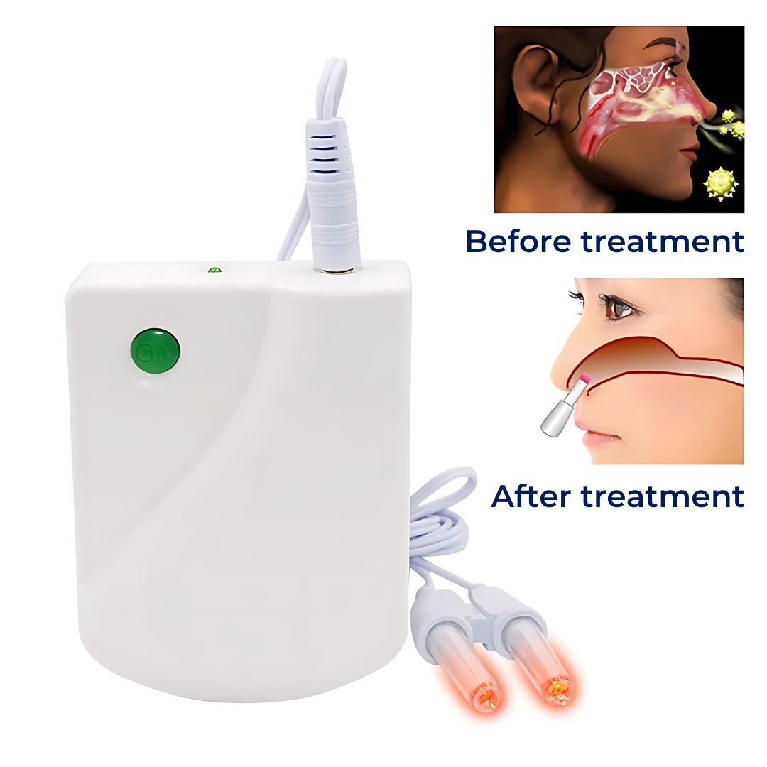 Infrared Therapy Device for Nasal Congestion | Comfortable Relief for Allergic Rhinitis and Runny Nose