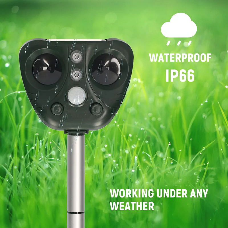 Ultrasonic Bird Repeller | Solar-Powered, Waterproof & Effective for Gardens, Yards, Farms & Outdoor Spaces