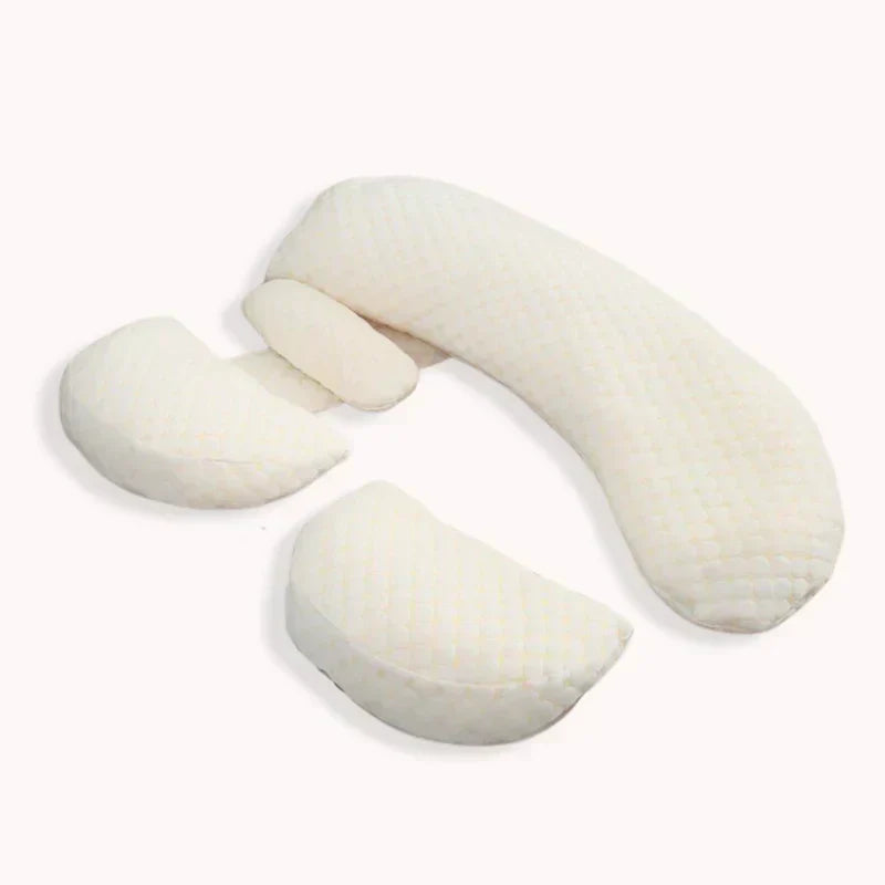 Adjustable Pregnancy Pillow with Full Body Support – Side-Sleeping Maternity Pillow for Pregnant Women | Back & Hip Pain Relief Body Pillow