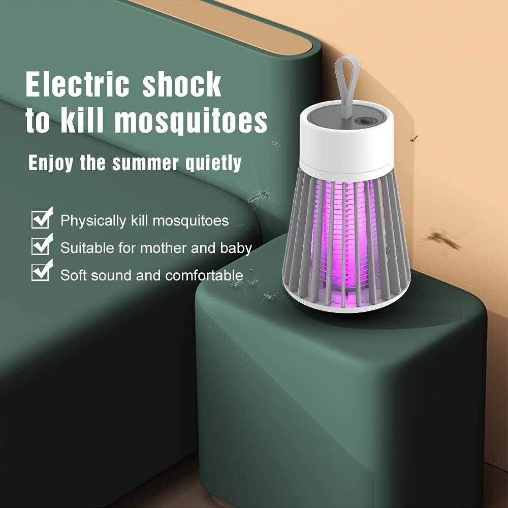 Rechargeable UV Mosquito Zapper | Portable, Chemical-Free & Silent Protection for Indoor & Outdoor Use