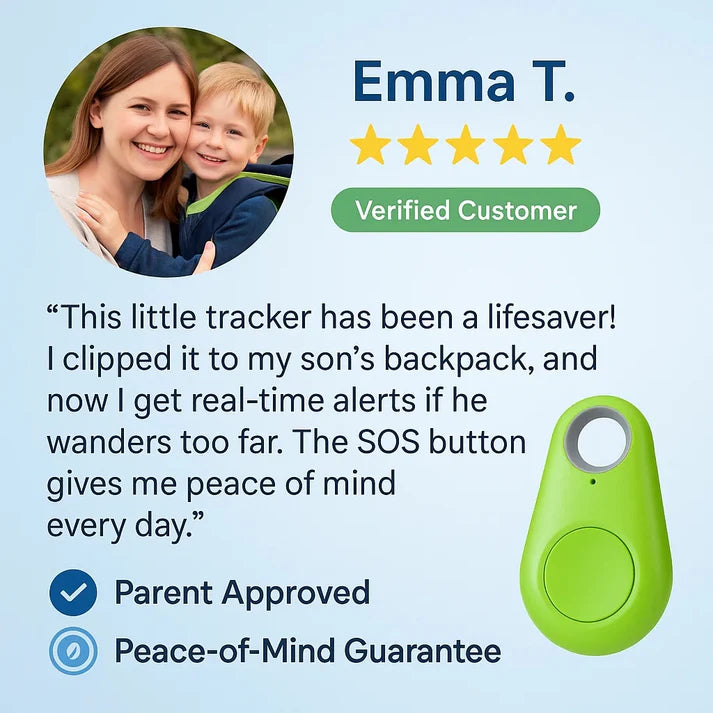 Child GPS Tracker | Waterproof, Real-Time Location & SOS Alerts for Kids' Safety