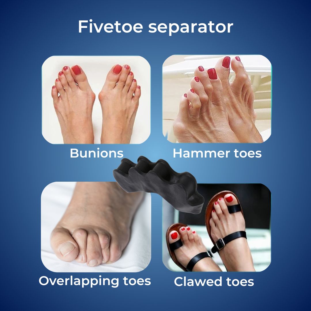 Toe Spacer for Realignment | Pain Relief for Bunions & Overlapping Toes, Ideal for Daily Foot Comfort
