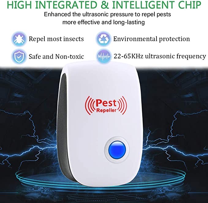 Ultrasonic Rat Repeller Device - Effective Pest Control for Rodents - Safe for Home & Garden Use, 48-Hour Results