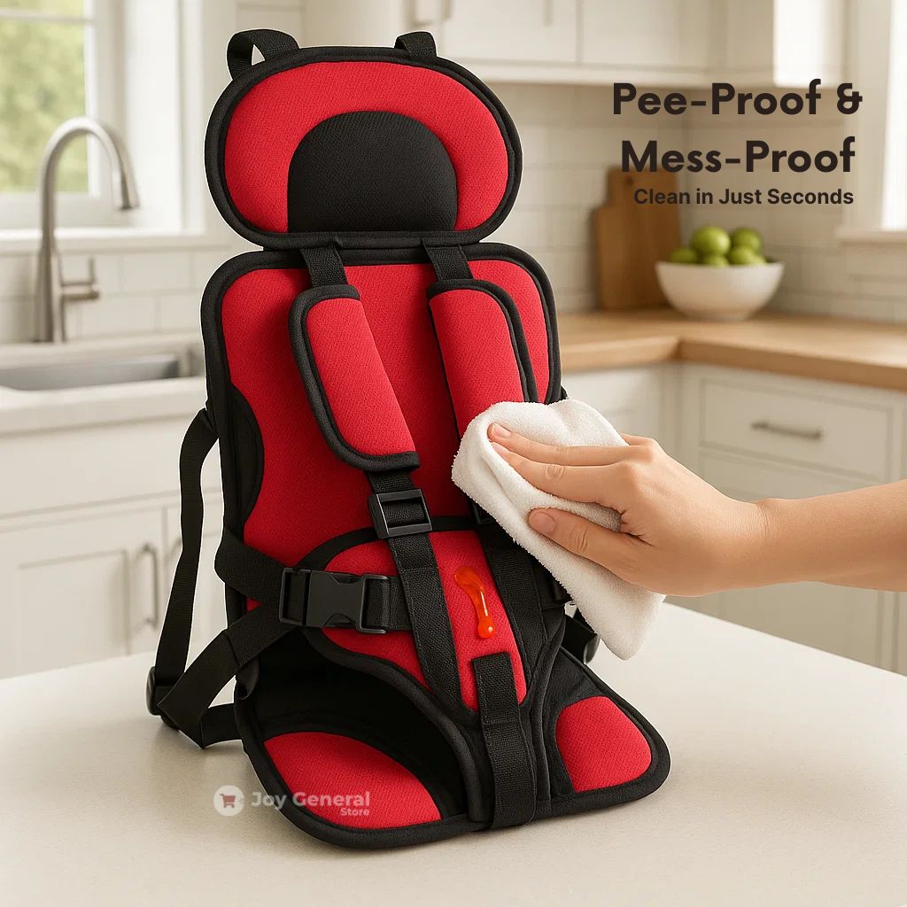 Kids Portable  Seat Safety Harness - Safe Foldable Booster Seat for Children's for Home, Restaurants & Travels