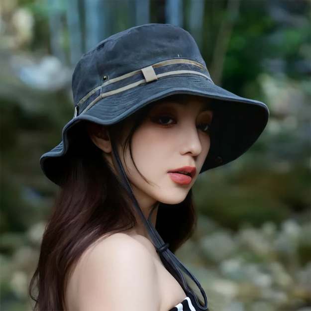 UV Protection Women's Sun Hat with Wide Brim for Outdoor Activities and Travel