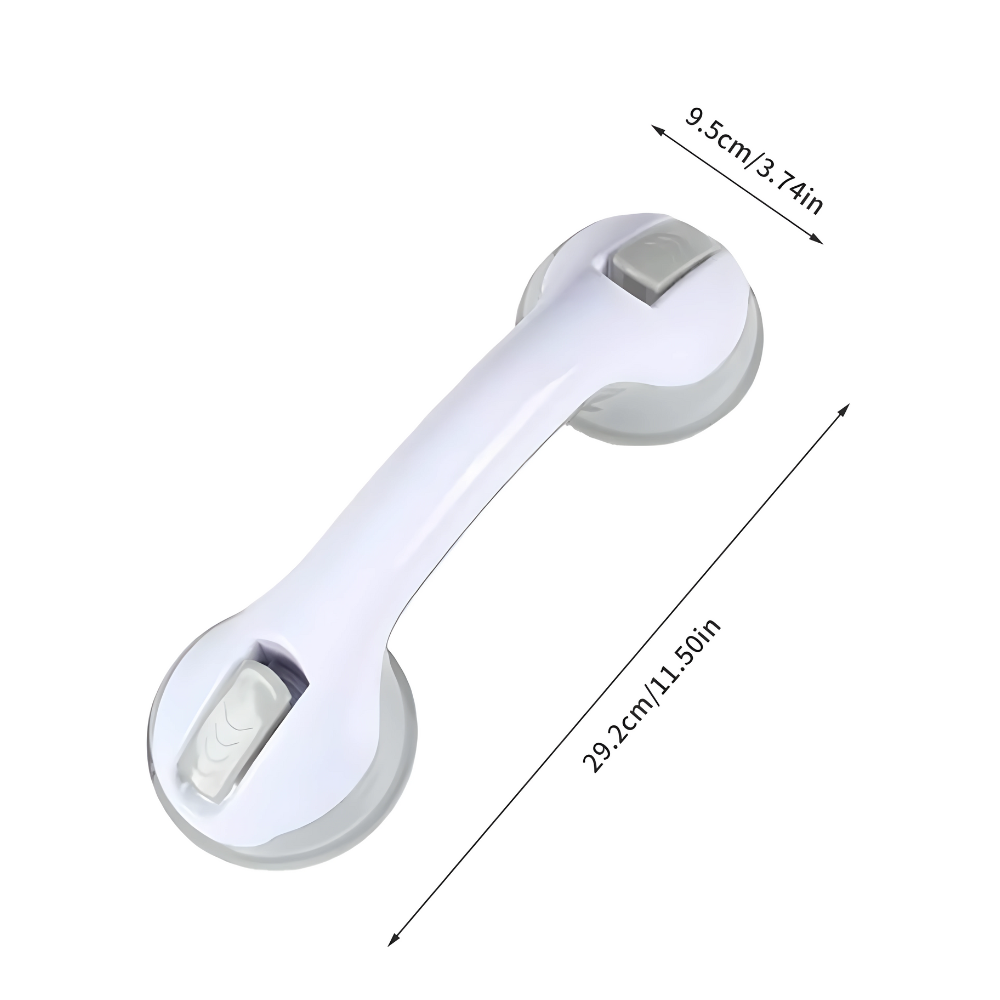 Bathroom Grab Bar with Suction Cups | Slip-Resistant, Easy Installation & Ideal for Seniors and Safety in the Shower