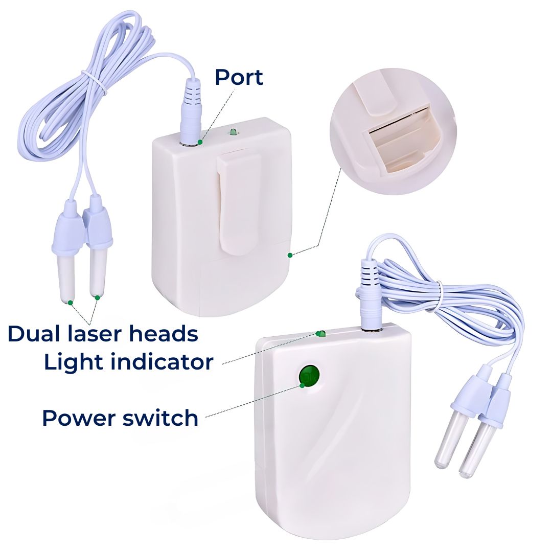 Infrared Therapy Device for Nasal Congestion | Comfortable Relief for Allergic Rhinitis and Runny Nose