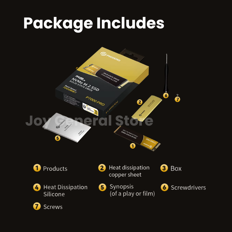 External SSD Hard Drive for PS5 & Xbox Series X/S – 1TB 2TB 4TB Ultra-Fast Gaming Storage Expansion 7000MB/s USB-C