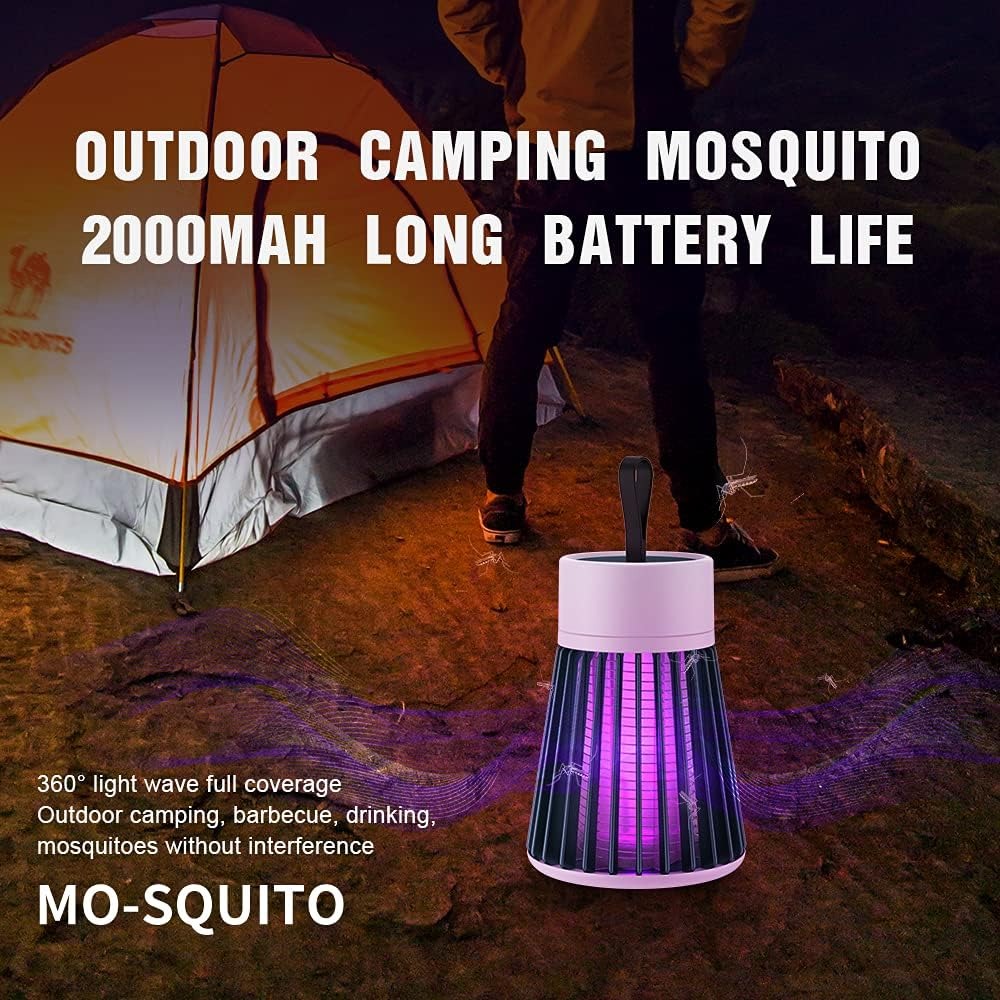 Rechargeable UV Mosquito Zapper | Portable, Chemical-Free & Silent Protection for Indoor & Outdoor Use